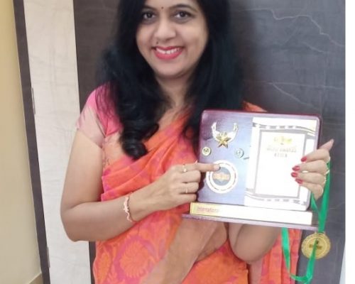 Women Empowerment Award to Dr. Manjusha Deshmukh by International American Council for Research & Development in the Field of Education