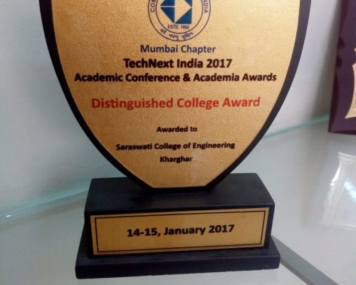 Distinguished college award by Technext India